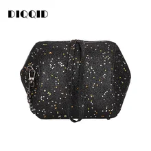 Diqqid модные женские туфли блестками плечо сумка-хобо качество цепи Crossbody сумки для Для женщин женские кожаные Сумки Bolsos Mujer