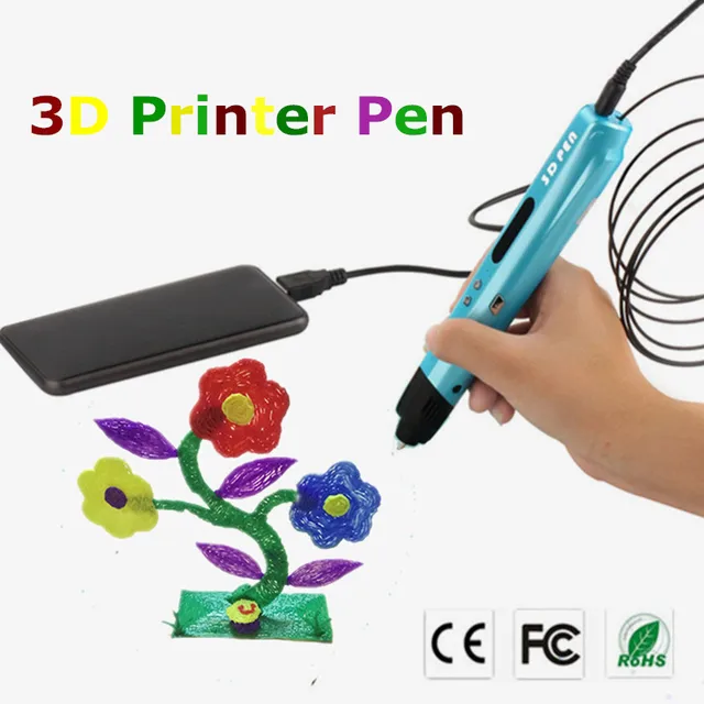 Special Price New Arrive 3 Color 3D Plastic Pen Use 1.75mm ABS PLA /PCL Filament 5V 2A USB Power 3D Drawing Pen Best Gift For Child Creativity