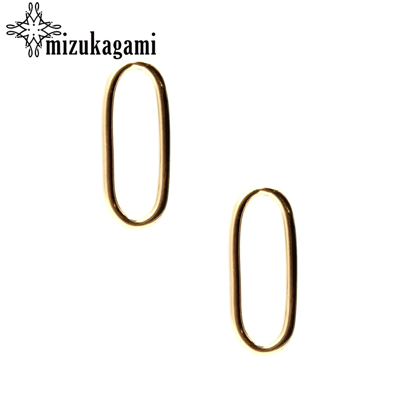 

10pcs/lot 8*20mm Copper Retro Gold Oval Shaped Hollow Out Earring Base Earring Connector For DIY Fashion Earrings Accessories