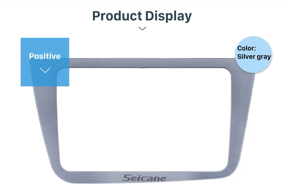 Seicane 220*130 мм Монтажная рамка высокого качества двойной Din монтажный комплект серый цвет без зазора Автомобильная стереорамка для сиденья ALTEA(RHD