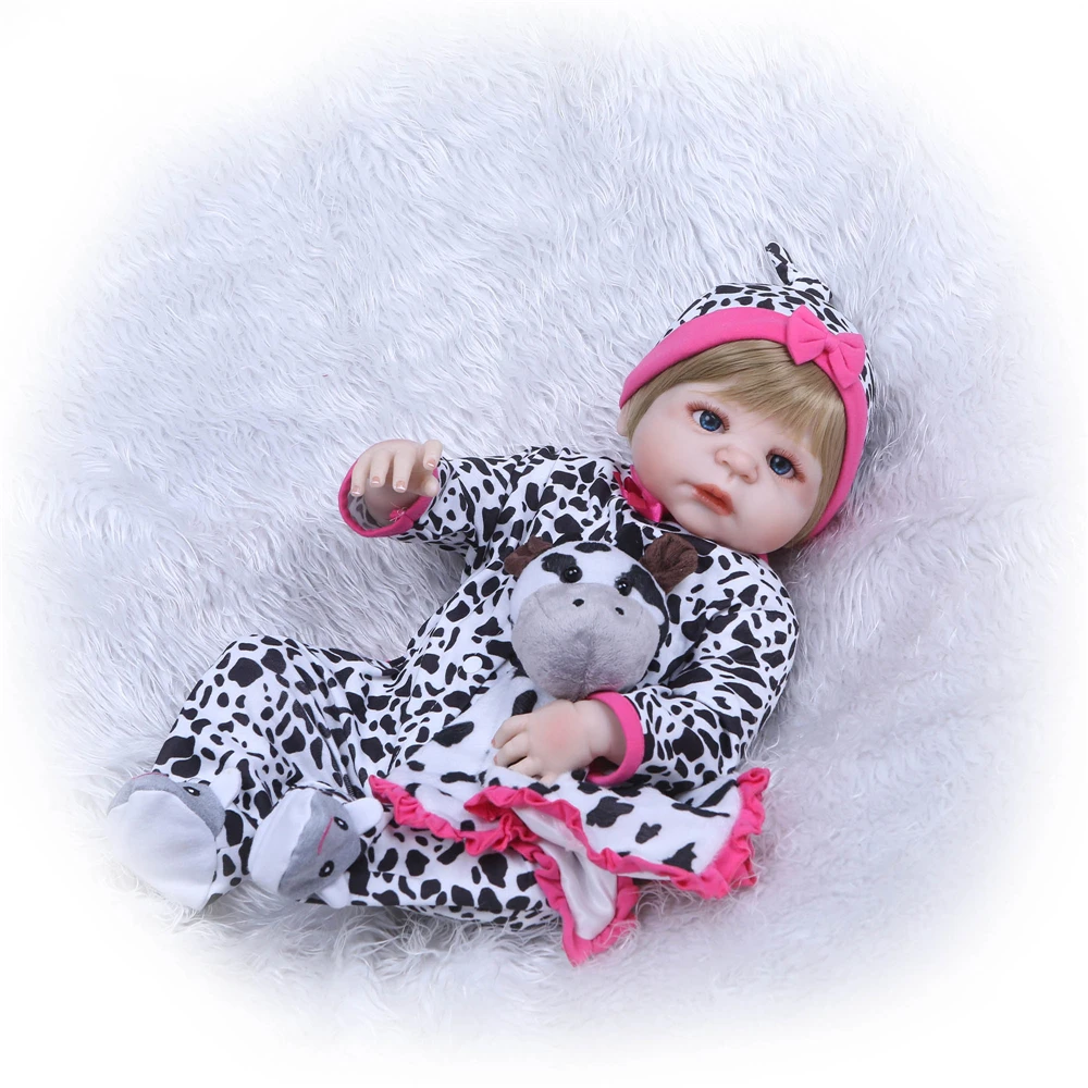 Реалистичные Силиконовые Reborn Baby Menina Alive 23 ''Новорожденные куклы полное