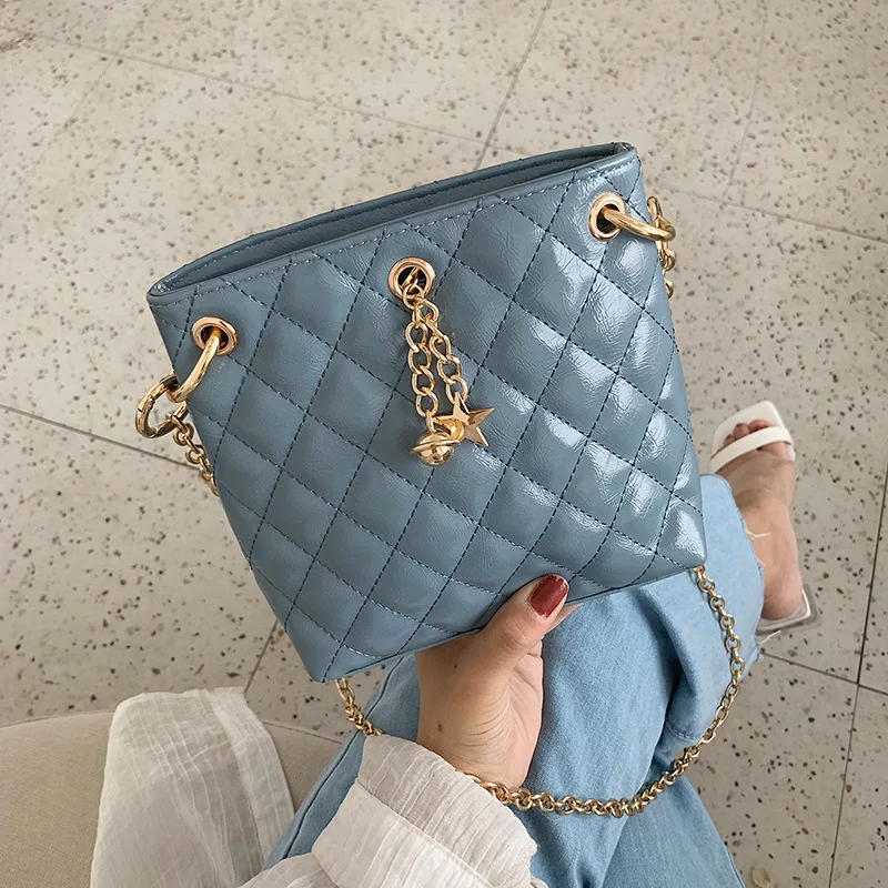 

2019 Messenger Bags Women Fashion Vintage Messenger Bag Single Shoulder Package Diamond Lattice Women's Handbags bag bag