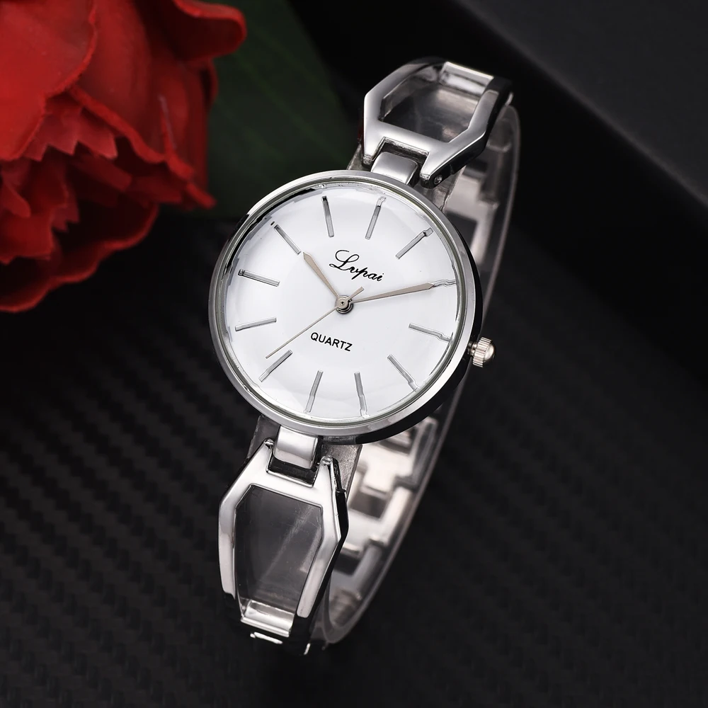 Lvpai брендовые Роскошные женские кварцевые часы с браслетом модные часы с металлическим ремешком женские наручные часы Relogio Feminino
