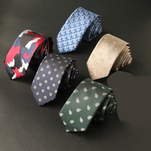 Mantieqingway Мода Пейсли цветочный принт шеи галстуки для мужчин Cashew галстук Gravata Corbata тонкий Vestidos галстук из полиэстера