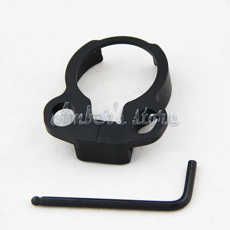 5PCS Tactical Adjustable Dual Loop Stock End Plate Sling Attachment