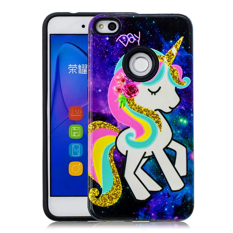

Huawei P8 Lite 2017 Case 3D Relief Cartoon Anime TPU+PC Back Cover Phone Case for Huawei P8 Lite 2017 Honor8 Lite Back Protector