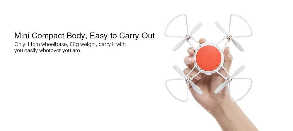 MITU WiFi FPV 720P HD Camera Multi-machine Infrared Battle Mini RC Drone - BNF