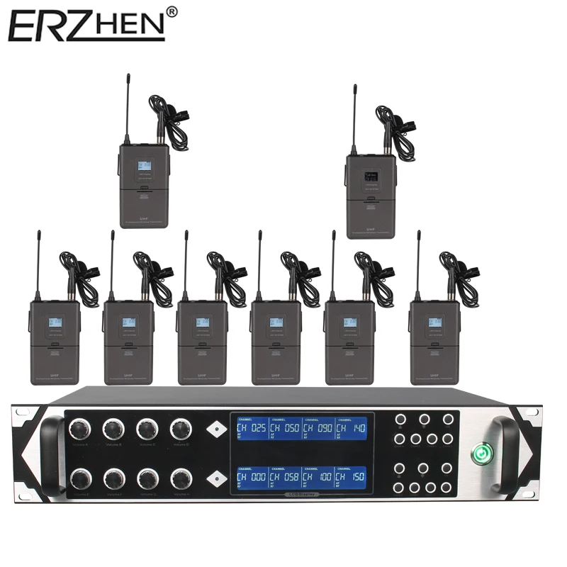 

Wireless Microphone 9000GTA8 UHF 8 Channel Wireless Dynamic Microphone Karaoke Party KTV UHF Microphone
