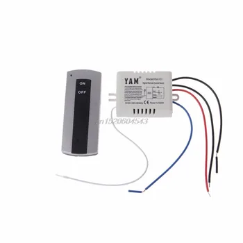 

Wireless 1 Channel ON/OFF Lamp Remote Control Switch Receiver Transmitter R06 Whosale&DropShip