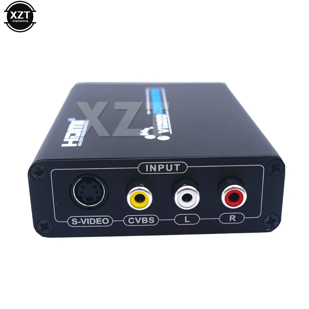 Конвертер CVBS AV S Video 1 шт. Аудио HDMI в видео + композитный переключатель адаптер Upscaler