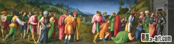 

Canvas Prints (Joseph and His Brothers ) by Bacchiacca art oil painting printed on canvas for church Religion-024 (12*48 inch)
