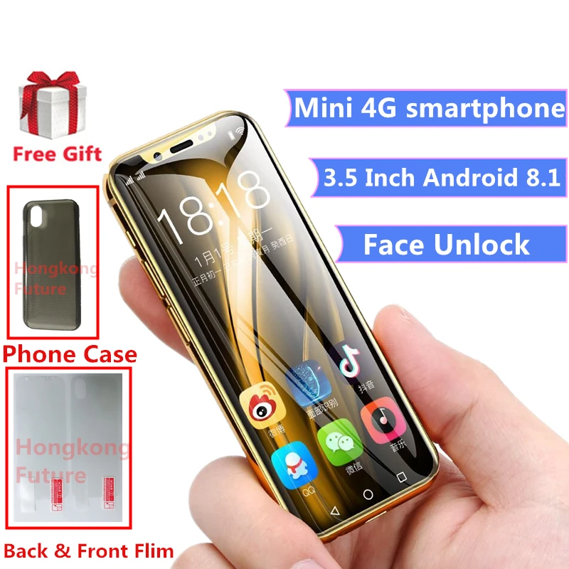 

Mini 4G LTE Smartphone K-touch i9 16GB/32GB/64GB ROM Android 8.1 Fashion GPS Face ID Google Play Store Mobile Phone for Kids