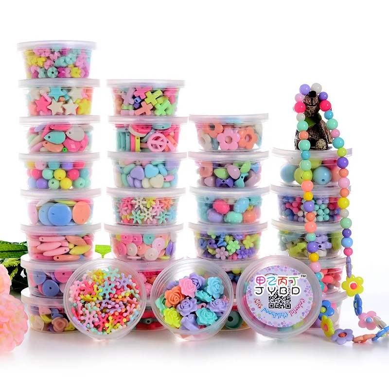 

Diy Handmade Beading Toys for Children Necklace Accessories Crafts Kids Parent-child Suit Toys for Girls Educational Toys