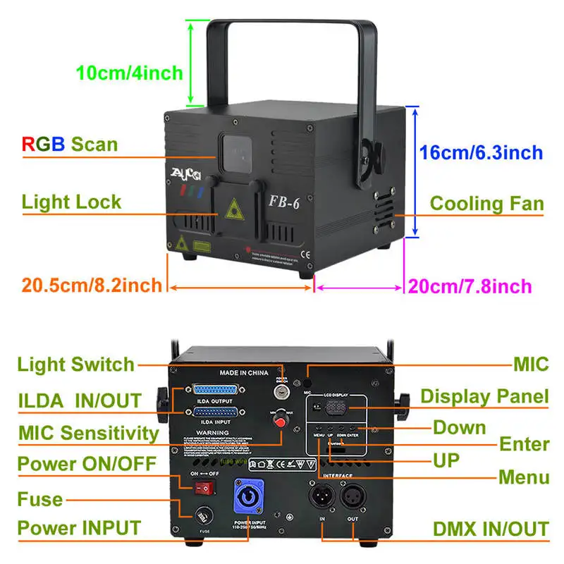 1 Вт пульт дистанционного управления и Bluetooth приложение для изменения RGB DMX ILDA Анимация сканирующий проектор Лазерный свет DJ вечерние рождественские для профессиональных сценических освещения FB6-APP