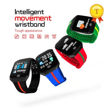 

new colorful Blood Pressure healthy smart bracelet Sports Watch Pulse heart rate fitness tracker IP67 waterproof smart band
