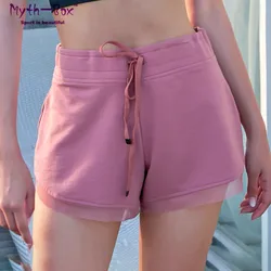 Summer Women Beach Shorts Plage Drawstring Pants Surf Board Swimsuit Quick Dry Gym Workout Elastic Running Shorts Skinny Bottoms