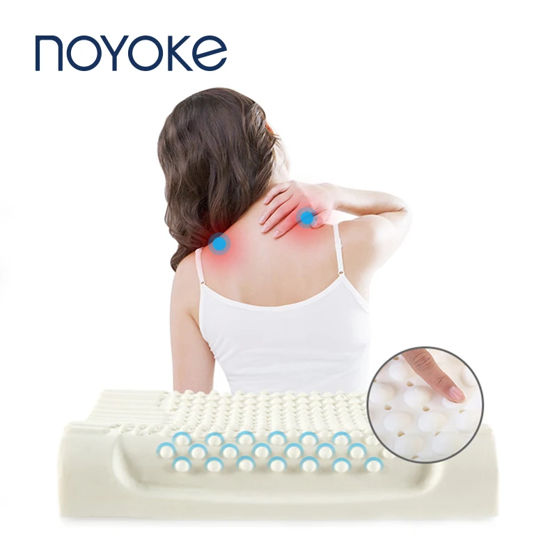 

NOYOKE Latex Pillow Cervical Protect Orthopedic Pillow Ergonomic Design Bed Pillow For Sleeping