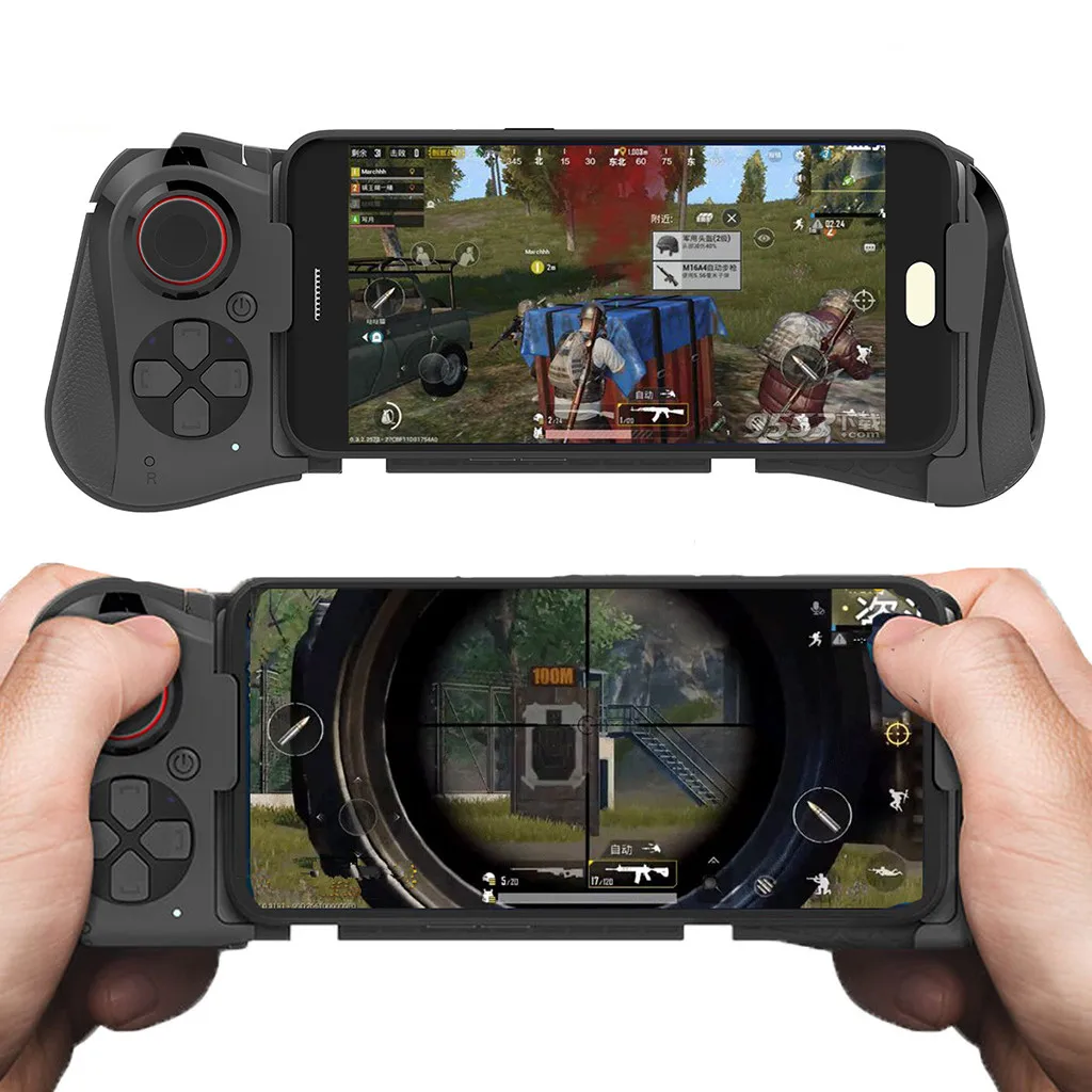  HIPERDEAL Mobile Phone Eat Chicken Game Aim Key Controller Bluetooth control For PUBG Game 19Feb21