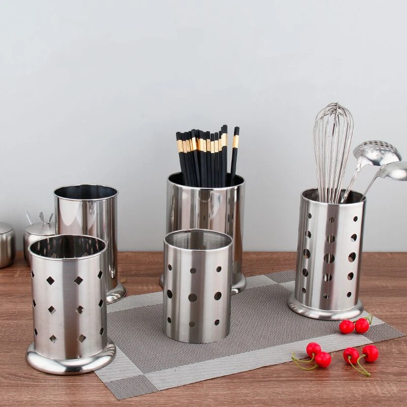 Stainless steel Chopsticks holder Drain rack chopsticks cage Cutlery