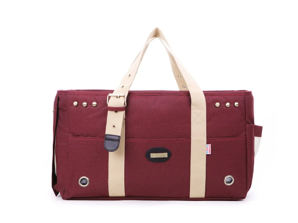 Цвет красный Pet Carrier тотализатор вокруг города Pet Carrier Портативный Сумочка для собак Сумка для собак для наружной Путешествия Прогулки походы