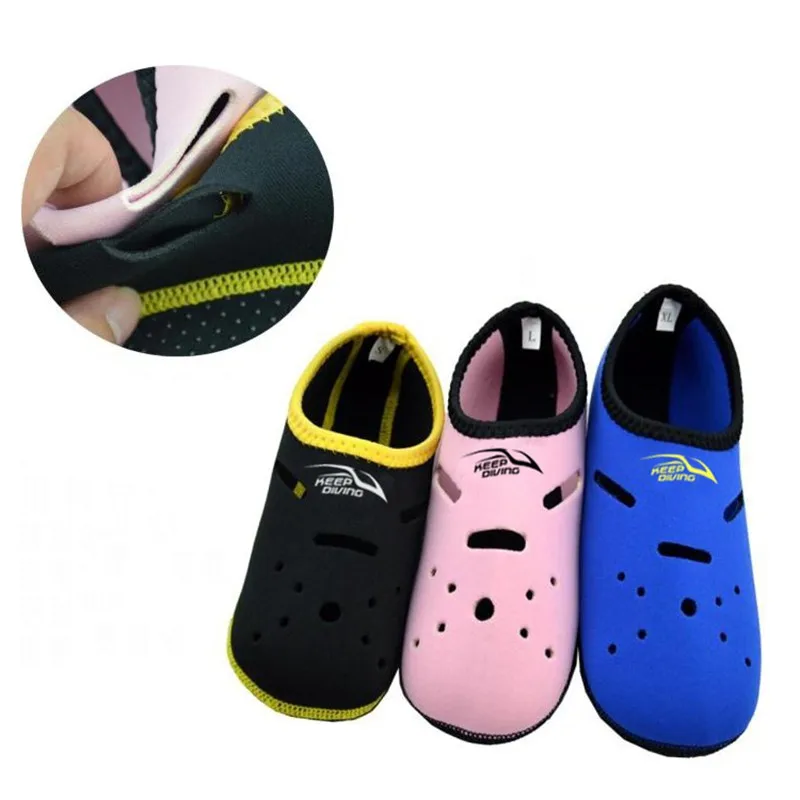 

KEEP DIVING Neoprene Short Beach In Fins Flippers Non-slip Antiskid Scuba Dive Boots Wetsuit Snorkeling Shoes