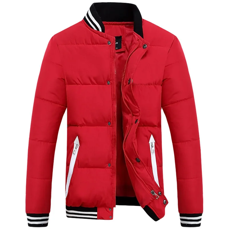 Youth Popular Winter New Solid Fashion Coat men Co...