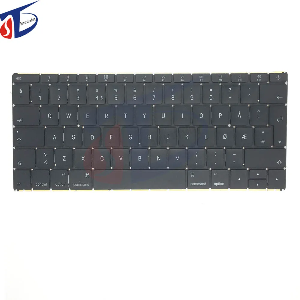

2015 year original for apple macbook retina 12inch A1534 Norway Norwegian NO NW keyboard without backlight backlit 2015year