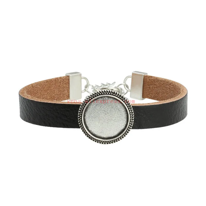 Bracelet Leather Sublimation Jewelry White