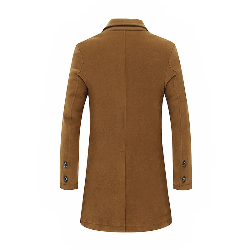 Plus La Lxl2xl3xl4xl5xl Hiver Laine 8xl Hommes Épaisse De Unique Nouveau Flanelle Casual Khaki Manteau Doublure navy black Arrivla Taille Poitrine Mode Blue Amovible gvIY6b7yf