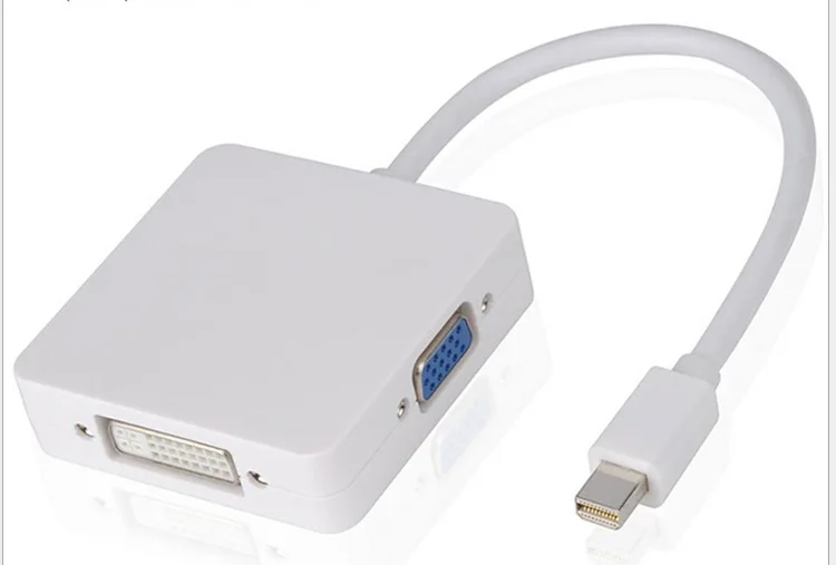

Mini Display Port Thunderbolt to VGA HDMI-compatible DVI Adapter 4 for MacBook Air Mac Surface