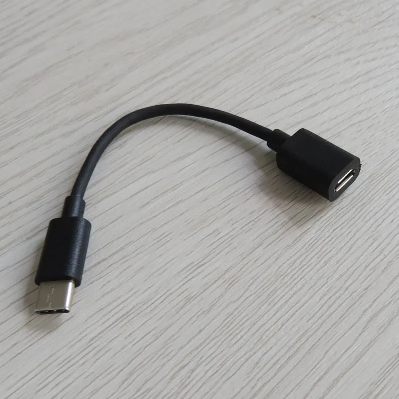 Переходник адаптер 10 см USB 2 0 Micro Female к 3 1 Type C Male|Кабели передачи данных| |