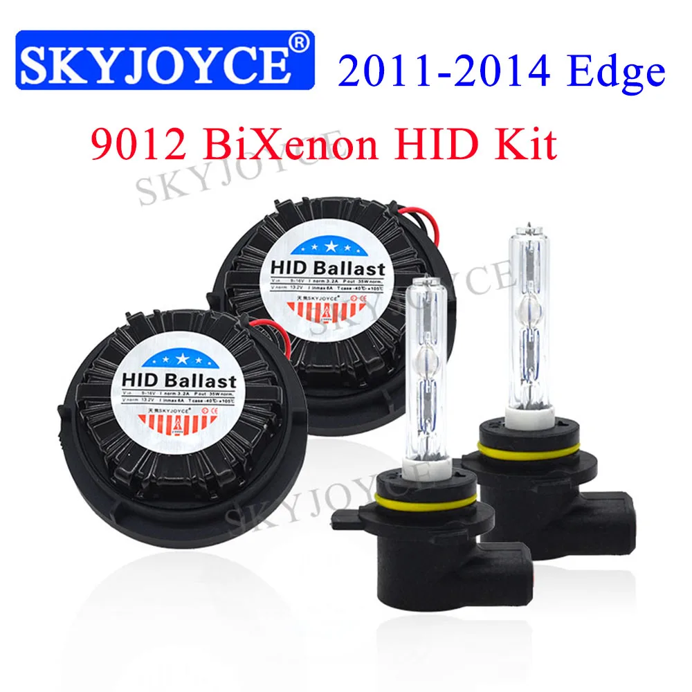 

All In One No Error Canbus 35W 55W 9012 Xenon HID Kit Special integrated xenon lamp For-d Edge 2011-2014 6000K 9012 Bixenon Bulb