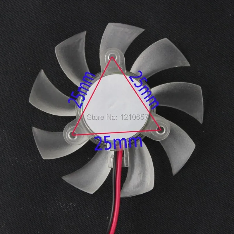 10 Pieces lot 55mm 12V 2Pin PC Graphics VGA Video Card Heatsink Cooler Cooling Replacement Fan | Компьютеры и офис