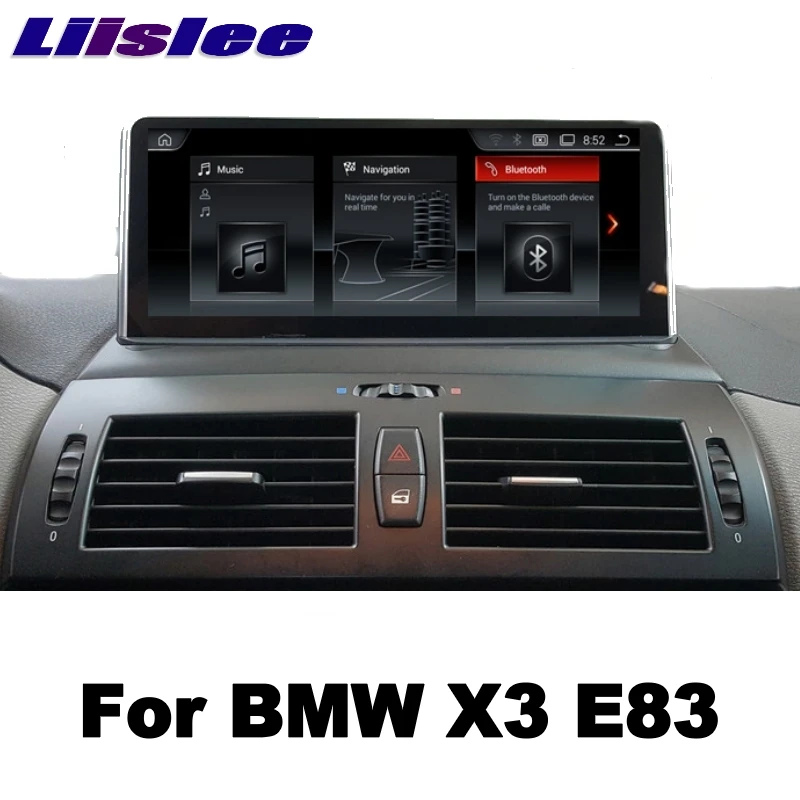 LiisLee 10.25"Android For BMW X3 E83 2003~2010 Car Multimedia GPS Map Audio Radio Stereo ...