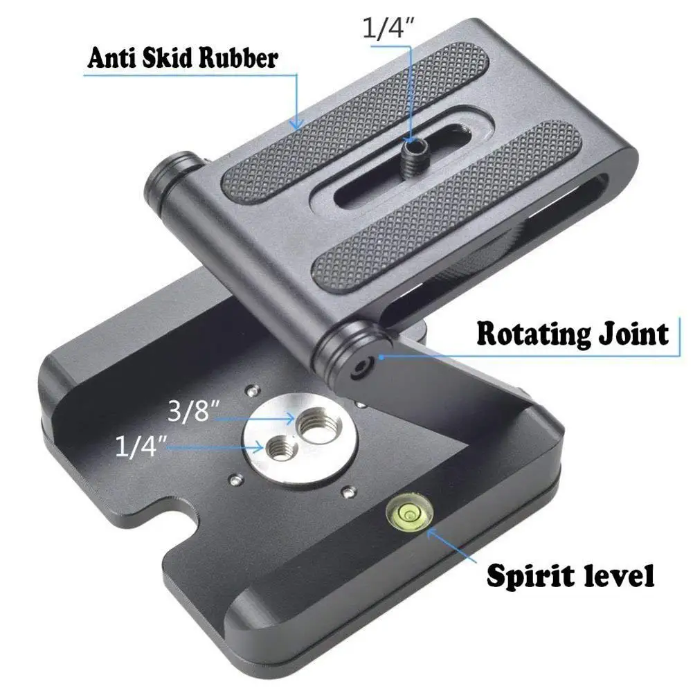 

Eastvita Foldable Z Type Plastic Tripod Heads Solution Photography Studio Cameras Tripod Z Pan & Tilt Flex Tilt Head For Camera