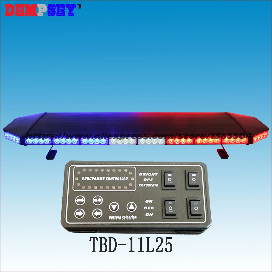 Tbd-11l22 супер яркий 1.2 м Amber светодиодный световой, инженерные/аварийной ситуации DC12V/24 В автомобиля крыши Strobe Предупреждение световой, черный алюминиевый