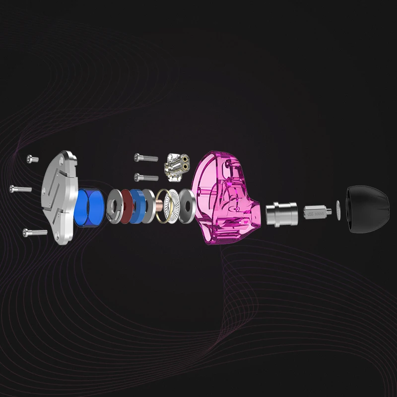 AK Audio KZ ZSN 1BA+1DD Hybrid In Ear Earphone HIFI DJ Monito Running Sport Earphone Headphone Earbud ZS10 ZST ZS6 BA10 AS10 CCA