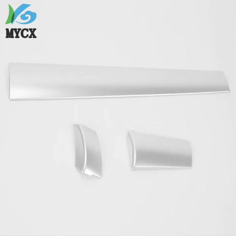 Car Sticker ABS Chrome FrontDashboard Console Frame Trim Cover Car Styling For Honda Civic