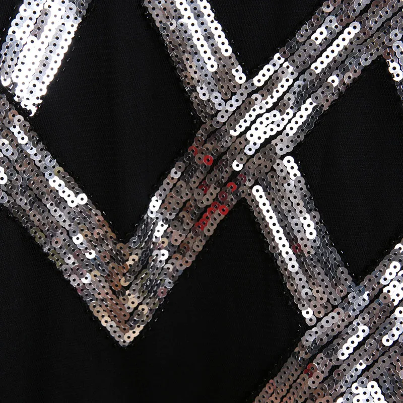 Винтажное платье BLINGSTORY украшенное бахромой и блестками Великий Гэтсби джазовые