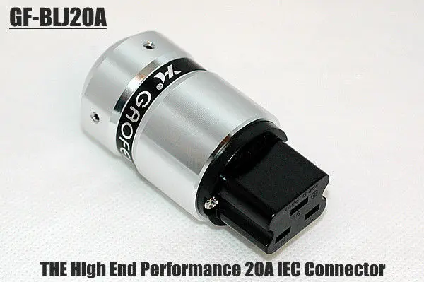 

GaoFei GF-BLJ20A Red Copper Hi-End 20A Connectors IEC Female power Plug