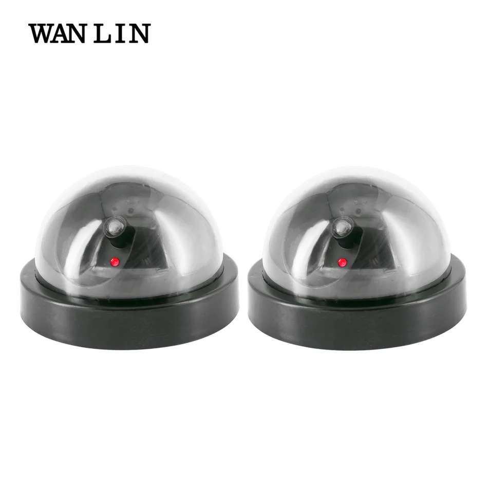

WAN LIN Indoor Fake Camera Dome Security CCTV Surveillance Camera with Flashing Red LED