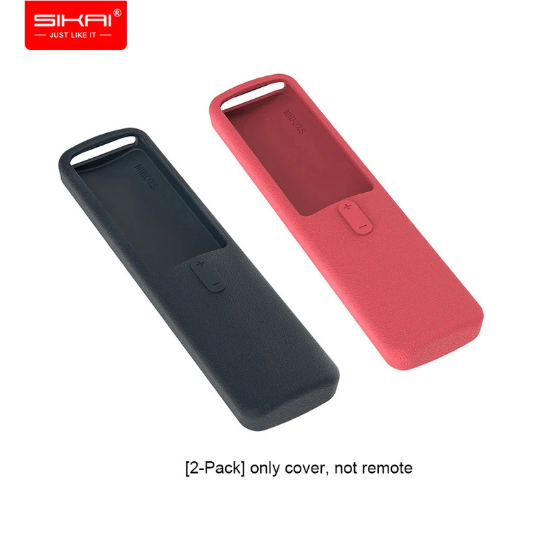 

[2-pack] SIKAI Silicone cover For Xiaomi mi Box s 4k Cortex-A5 Remote Controller Case For midong mi box s tv box Protective Case