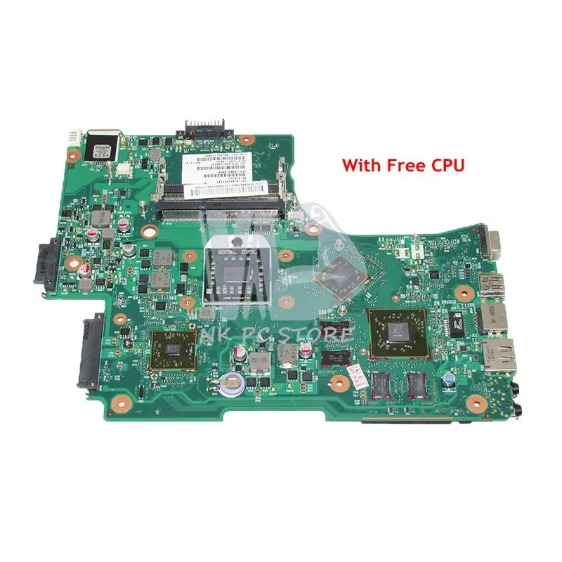 

NOKOTION For Toshiba Satellite L650D L655D Laptop Motherboard Socket S1 DDR3 Free CPU HD5650 1GB V000218040 6050A2333101-MB-A02