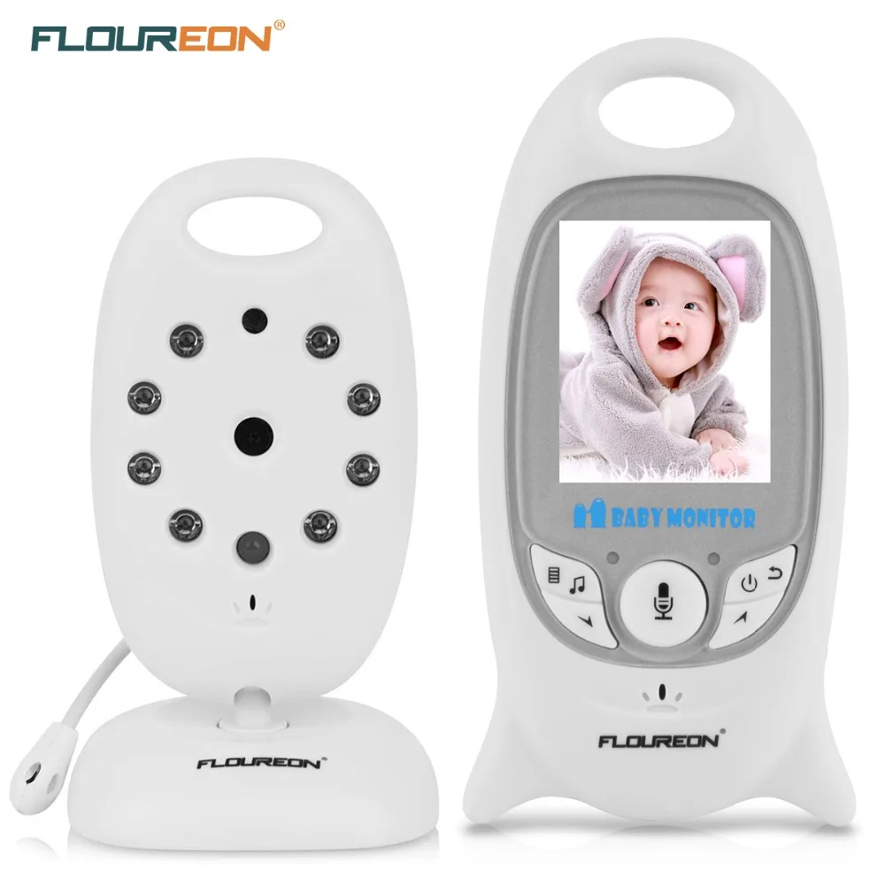 

FLOUREON Digital Video nanny Wireless Baby Monitor Security camera 2-way Talk Nigh Vision IR LED Temperature Monitoring