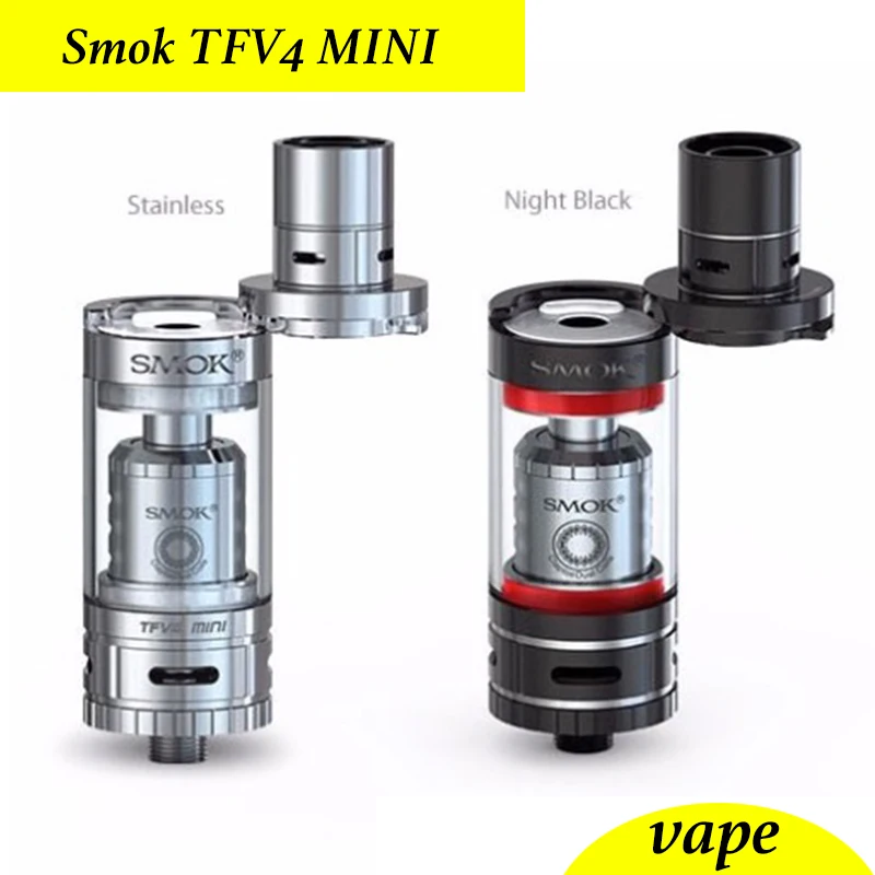 SMOK tfv4 mini micro tfv4 full kit RBA RTA atomizer vaporizer clearomizer tank electronic cigarette