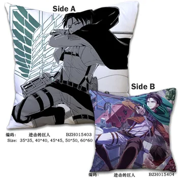 

Amellor Anime Pillows Attack on Titan Cratoon Two-Sides Printed Decorative Pillows Cushions Christmas decoration for home GL03