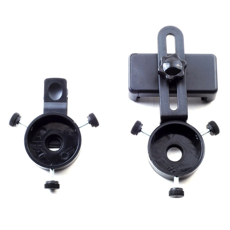 العالمي مجهر أحادي تلسكوب حامل هاتف محول الإكتشاف نطاقات قاعدة تركيب مزودة بمشبك قوس ل عرض 5.5-8 سنتيمتر هاتف ذكي