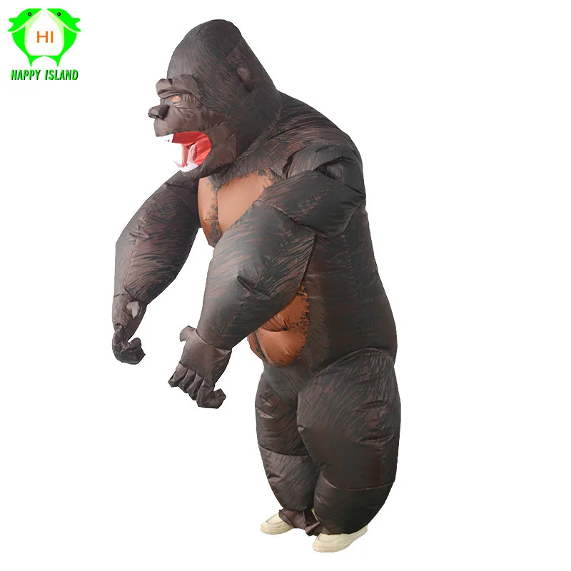Inflatable orangutan Costume King Kong Cosplay costume Mascot Animal Monkey For Halloween Purim Carnival Fancy Dress Adult Kid Inflatable orangutan Costume King Kong Cosplay costume Mascot Animal Monkey For Halloween Purim Carnival Fancy Dress Adult Kid