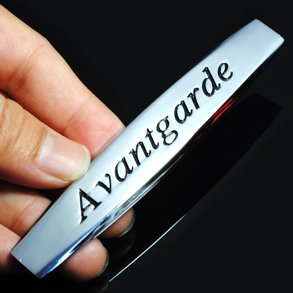 

1pc 3D Metal Avantgarde Car Fender Side Emblem Badge Decal Rear Bumper Trunk Sticker for Mercedes Benz AMG Car Styling Sticker