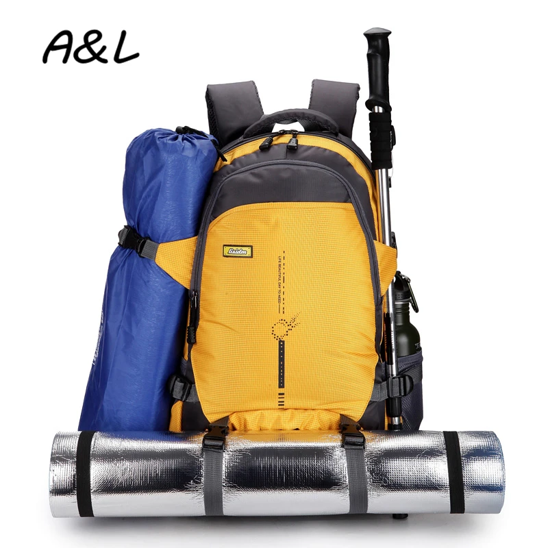 

2019 Large Capacity Backpack Men Outdoor Hiking Travel Bag Unisex Laptop Backpack Women School Bag Fashion Leisure Bookbag A0109
